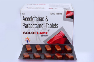 Aceclofenac 100mg+ Paracetamol 325mg <br>Tab
