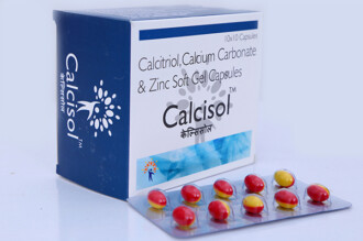 Calcitriol 0.25 Mcg+Calcium carbonate<br> 500mg+zinc 7.5 mg