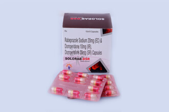 Rabeprazole 20mg (EC)+ Domperidone<br>10mg(R)+ Domperidone 20mg (SR=)